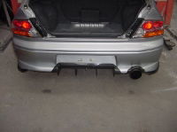 Rexpeed: Damd Style Carbon Fibre Rear Bumper Extensions: Evo 7-8