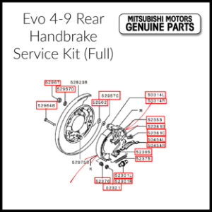 Ross Sport: Evo 4-9 Handbrake Service Kit 