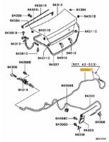 Cable fuel filler lid lock