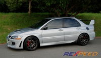 Rexpeed Carbon Fiber Fuel Cover - Evo 7-9