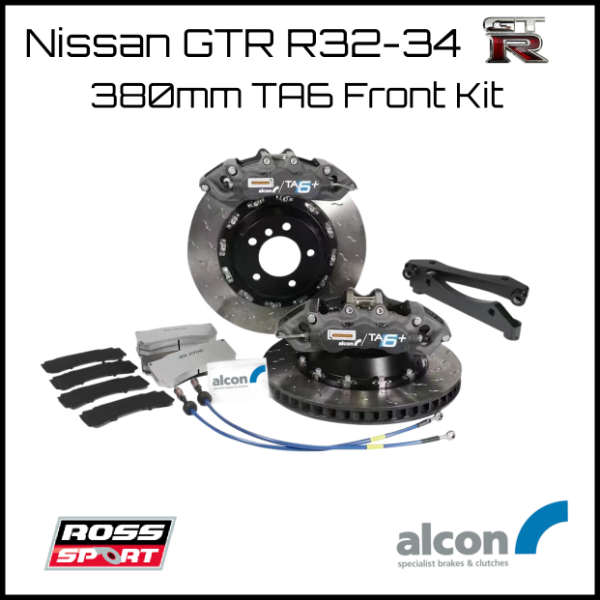 Alcon 380mm TA6 Front Brake Kit - Nissan BNR 3X