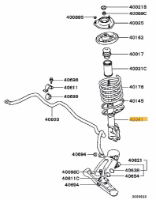 Strut, front suspension