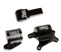 Torque Solution: Billet 3 Piece Engine Mount Kit (6 Speed) - Evo 7-9