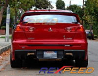 Rexpeed Carbon Fibre Gurney Flap - Evo X