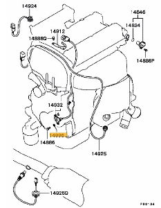 Washer M/T gearshift equip.