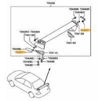 Clip, air spoiler