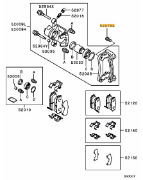 Bolt rear brembo brake Evo 4-9