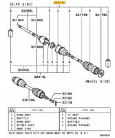 Boot Kit Driveshaft Front Outer Evo 8-9