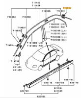 Clip Roof Moulding Evo 7-9