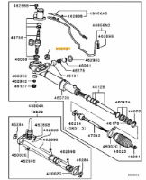 Bush, steering rack