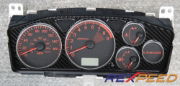 Rexpeed Carbon Gauge Cluster High Gloss - Evo 7-9