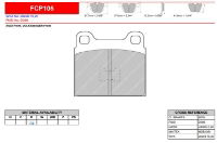 Ferodo: FCP105 - DS3000 