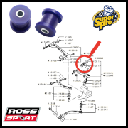 SuperPro: Rear Upper Arm Bush Rear - Evo 4-9