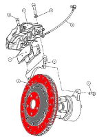 Alcon: Advantage Extreme: 343mm Front Disc & Bell Assembly