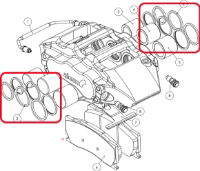 Alcon: Front Caliper Piston Seal Kit: Evo CR6 Race Caliper: Evo IV - X