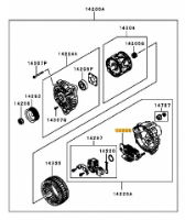 Rectifier alternator