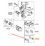 Clip kit, rear brake Brembo Evo 6-9- *Special Order Part 