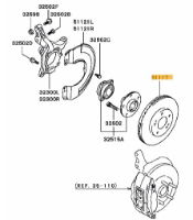 Brake, front disc