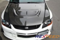 Rexpeed Carbon Bonnet Vent - Evo 8-9