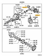 Bearing Rear RS Diff Case Evo 1-9