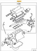 Engine Gasket Overhaul Kit Evo 9