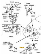 Gearbox Mounting Bolt Evo 4-9 2PC