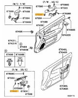 Screw, RR door trim