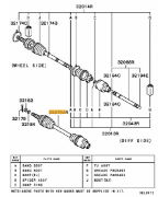 Driveshaft, front RH