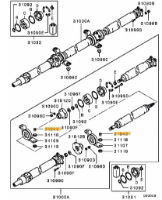 Spacer prop shaft