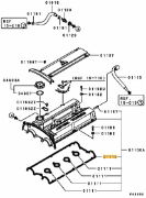 Gasket rocker cover Evo 4-8