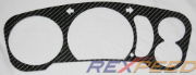 Rexpeed CP9A Carbon Fiber Gauge Cluster Low Gloss - Evo 4-6