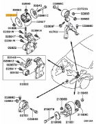 Nut engine mounting - Evo 4-9