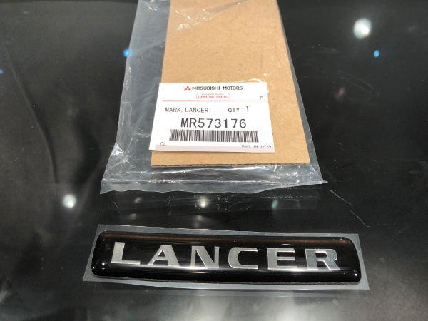 Lancer Badge - Rear Evo 7