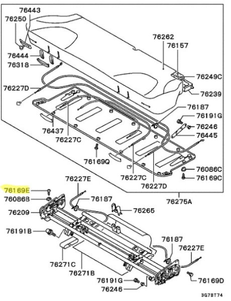 Screw rear door