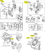 Brakes Bolt Kit : Evo 4, 5, & 6 