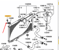 Bolt - Rad Support Bracket