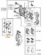 Seal kit Front Caliper Brembo Evo 5-9