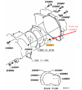 Clutch Cover Bolt - Evo 4-10