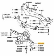 Alloy Cross Member Upper Evo 4-9 RS