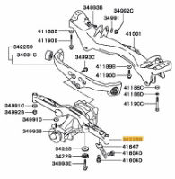 Alloy Cross Member Upper Evo 4-9 RS