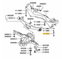 Bolt RR susp. crossmember Evo 7-9 RS