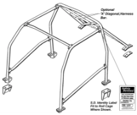 Safety Devices - Bolt-In Cage (FULL SPEC) - Evo 4-6