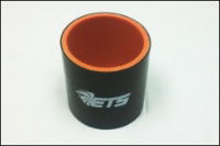 ETS: 2.5" Straight Black Silicone Coupler