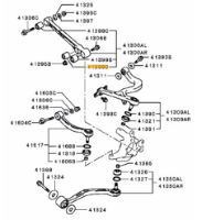 Bushing Rear Lower Arm Shock Moount Evo 4-9