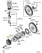 Crank Pulley Auxiliary Belt Evo X