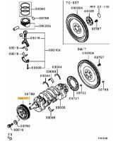 Crank Pulley Auxiliary Belt Evo X