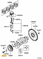 CENTER BOLT,CRANKSHAFT PULLEY