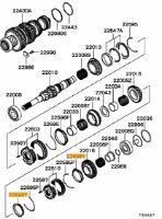 Ring synchronizer 5th gear