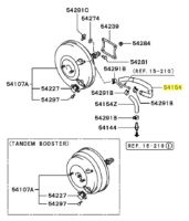 Hose vacuum brake booster