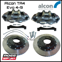 Alcon 355mm TA4 Rear Brake Kit - Evo 4-9